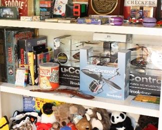 Toys, games, stuffed animals