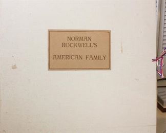 Signed Norman Rockwell prints American Family