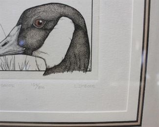 Lucius Dubose signed print