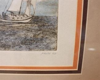 Keith Lee signed print