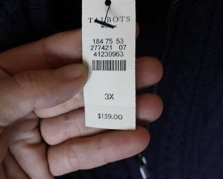 Women's plus-size Talbots clothing new with tags