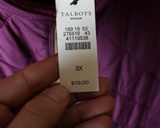 Women's plus-size Talbots clothing new with tags