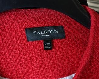 Women's plus-size Talbots clothing 