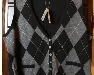 Women's 2xl Talbots vest new with tags