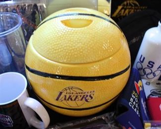 Lakers Cookie Jar