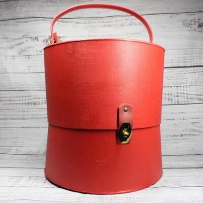 Vintage Everbest Hat Wig Travel Box