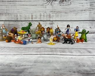 PVC Plastic character figurine lot Disney Warner Bros