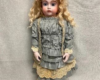 1992 Mary Lambeth Victorian Styled Bisque Composite Repro Doll