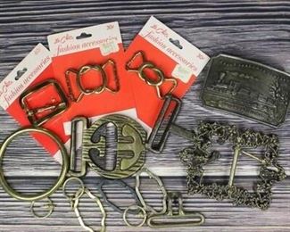 Assorted Lot of Buckles