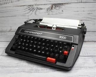 Vintage Generation 3000 Portable Typewriter Travel Case
