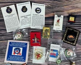 Random Mixed Pin Button Collection