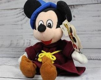 Mickey Mouse Mouseketoys Sorcerer Fantasia Plush Stuffed Animal Beanie