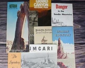 Lot of Vintage Fold Out Maps and Brochures