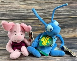A Bugs Life and Piglet Mouseketoys plush