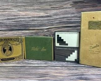 Set of Four Vintage Decks of Playing Cards