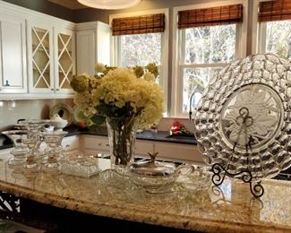 Platters and Decorative Glassware