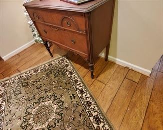 Vintage Chest and Rug