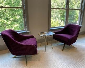 Roar & Rabbit™ Pleated Swivel Chair by West Elm 