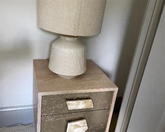 West Elm Jeweled Nightstand  (2 available)  Overall product dimensions: 18"sq. x 24"h