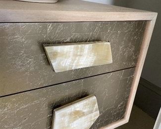 West Elm Jeweled Nightstand  (2 available)  Overall product dimensions: 18"sq. x 24"h