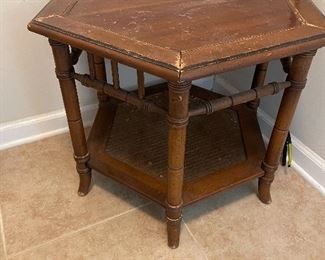 Vintage accent table 
Half off on Saturday 