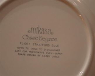 Mikasa Stratford Blue Dinnerware Set 