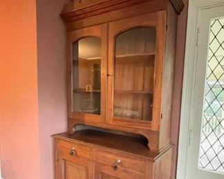 Antique Victorian Eastlake Display Cabinet / Cupboard (Photo 2 of 4)