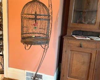 Metal Birdcage with Stand (Photo 1 of 2)