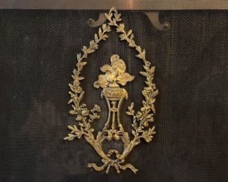 Antique Fireplace Screen (Photo 2 of 2)