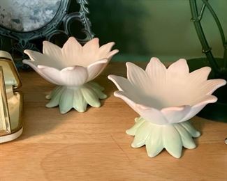 Pottery Flower Dishes