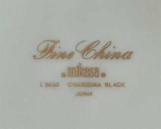 Mikasa China - Charisma Black Pattern (Photo 3 of 3) 
