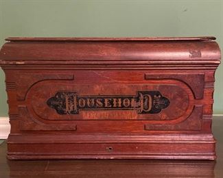 Wooden "Household" Box Top