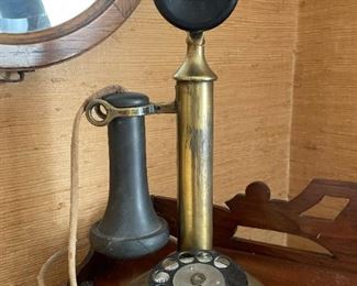 Antique / Vintage Candlestick Telephone