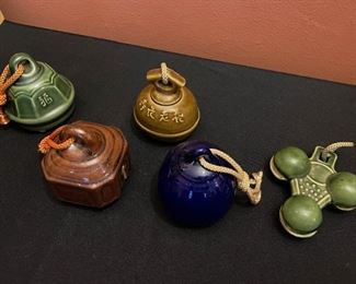 Asian Pottery Bells