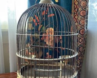 Vintage Brass Birdcage / Bird Cage