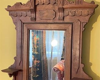 Antique Victorian Eastlake Chest of Drawers with Mirror / Dresser (Photo 2 of 3)