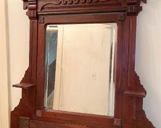 Antique Victorian Chest of Drawers with Mirror (Photo 2 of 3)