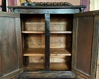 Antique 2-Door Cabinet (Photo 2 of 2)
