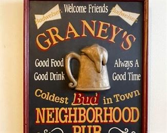 Graney's Pub Sign, Reproduction