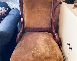 Antique Victorian Parlor Chair