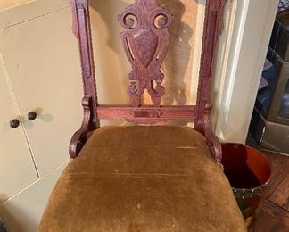 Antique Victorian Parlor Side Chair