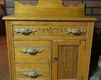 Antique Eastlake Commode / Cabinet