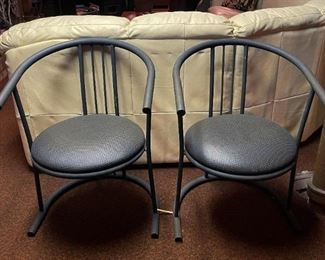 Contemporary Metal Chairs (there are 3 of these available)