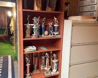 Tall Bookcase, Trophies