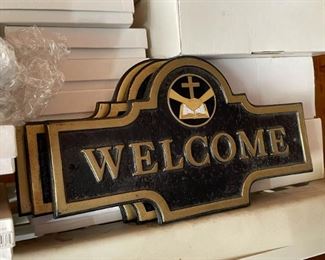 Welcome Signs (we have loads of these with different designs)
