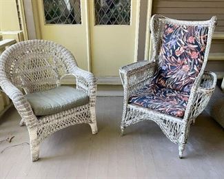 White Wicker Chairs