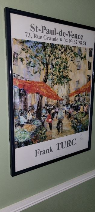$25.00, Frank TURC poster