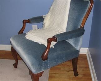 $50.00, Blue side chair vg condition