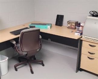 $20.00, Vg condition, Corner desk with file cabinet