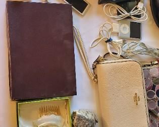 Head phones, Coach purses, Jewelry